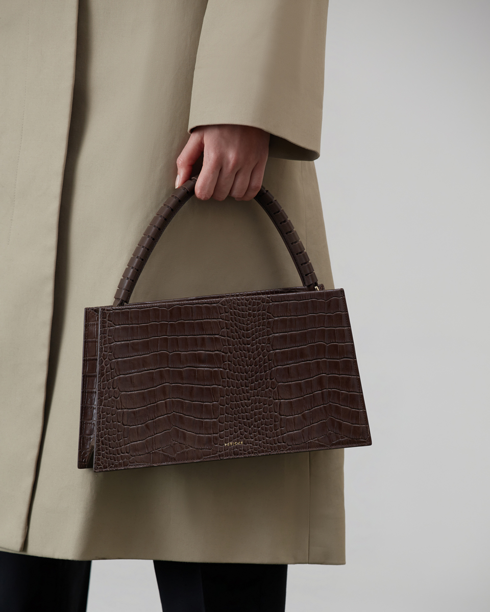 Сумка Ponte с декоративной ручкой Dark Chocolate