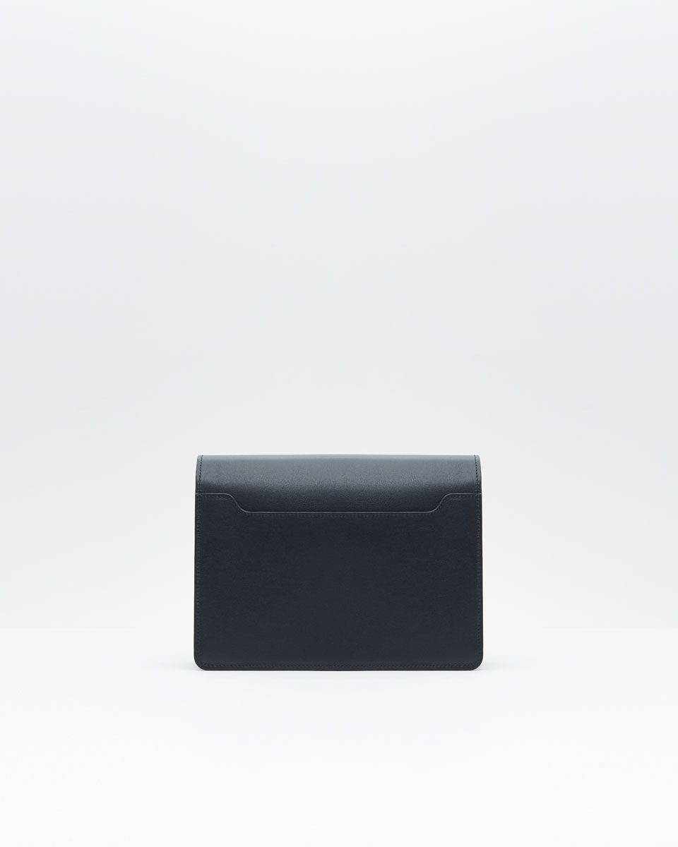 Черная миниатюрная сумка кроссбоди из натуральной кожи от FETICHE S.036. Black - фото 4