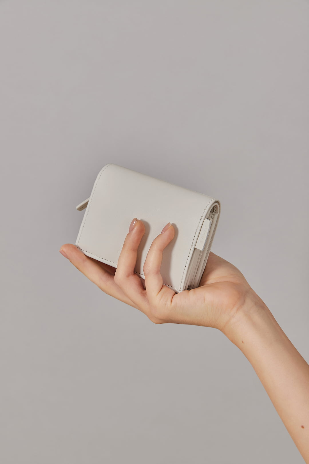 Мини портмоне Off-White, серо-белый