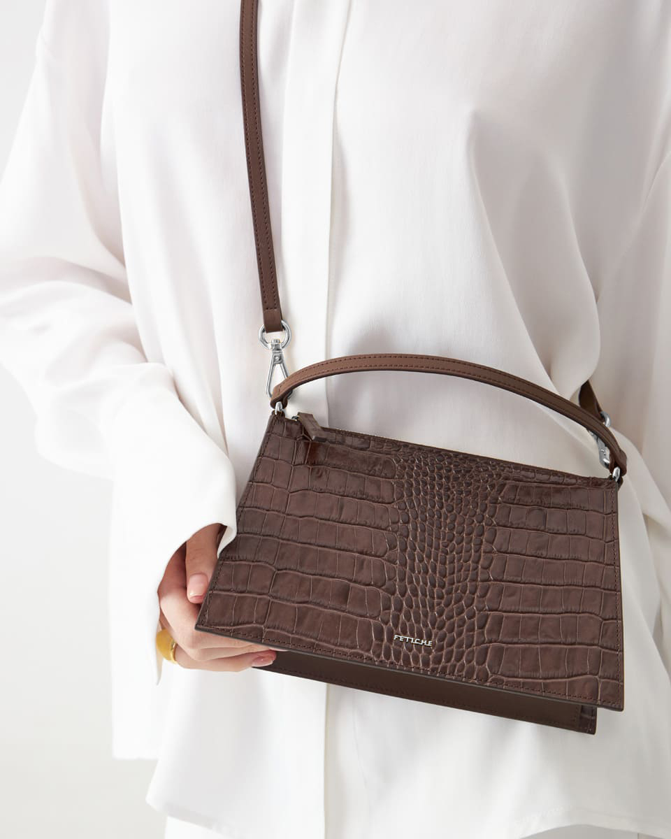 Сумка Mini Ponte Dark Chocolate