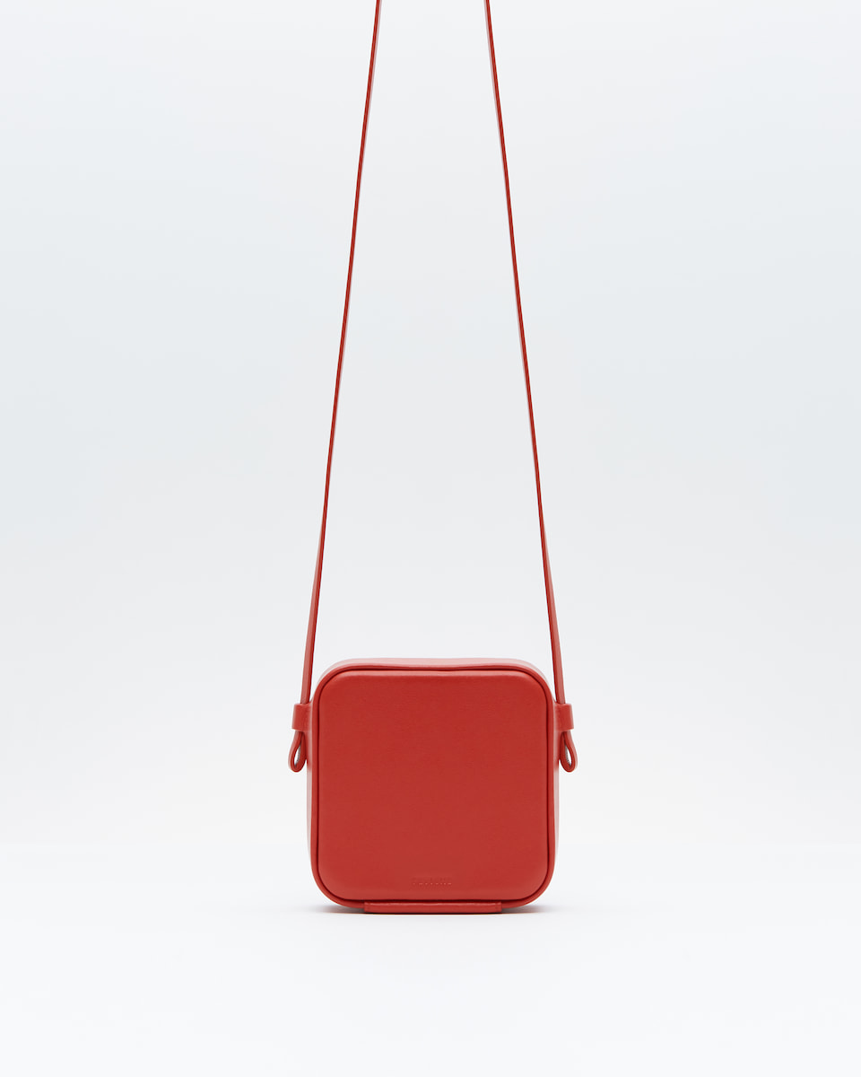Cube bag RUBY RED