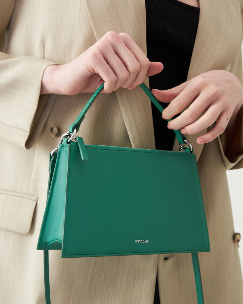 Идеальная сумка Mini Ponte Emerald от FETICHE S.029.mini. Emerald - фото 2