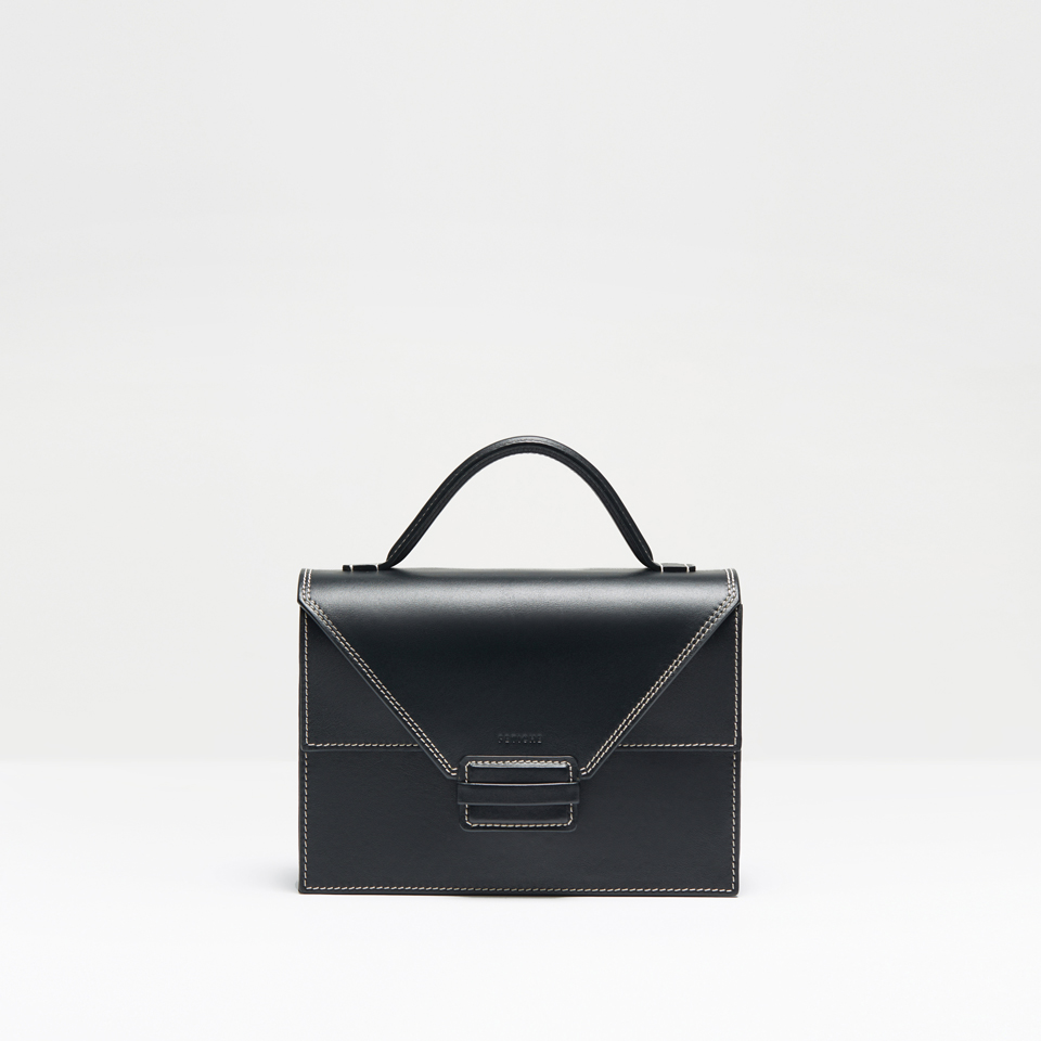 А5-size Briefcase Black Serie