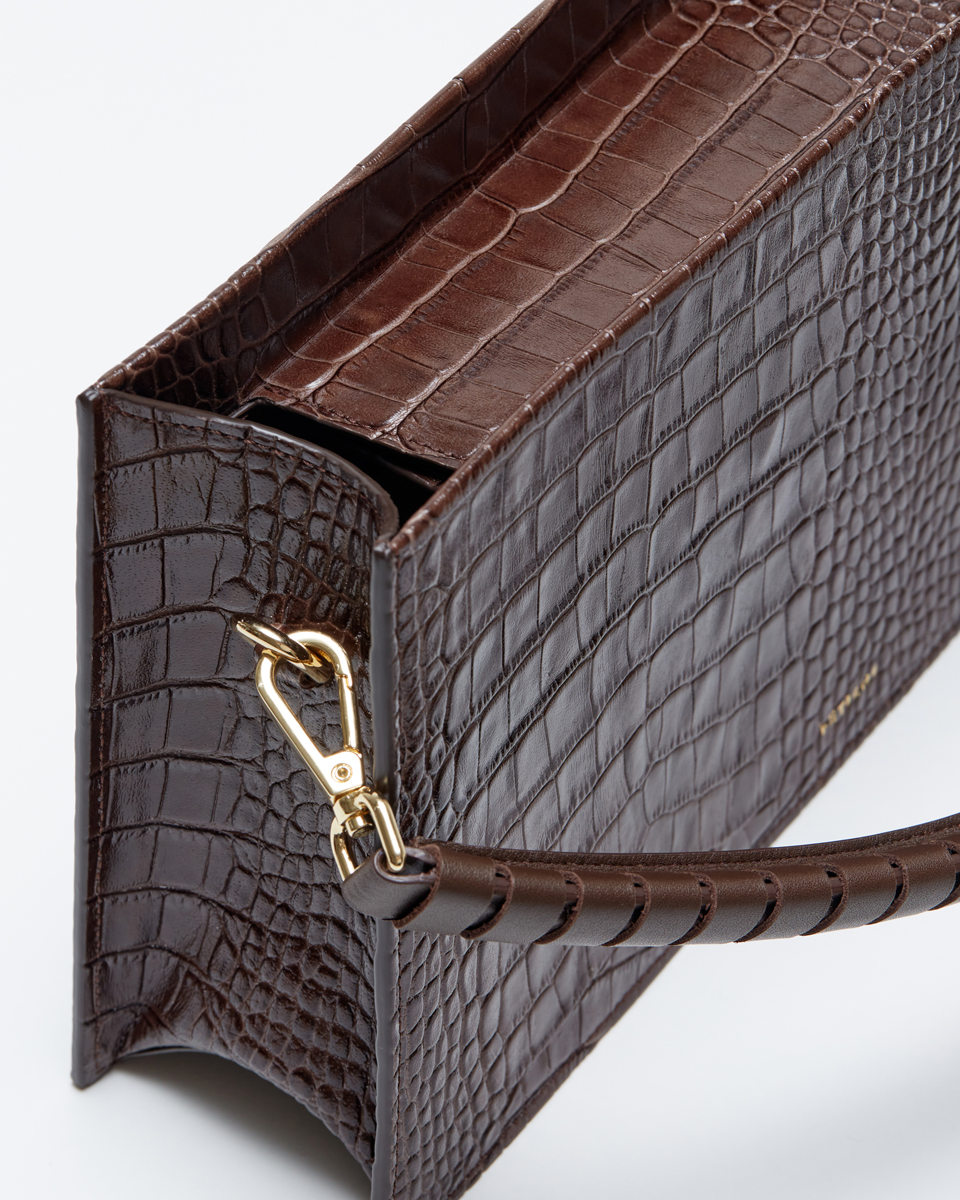 Сумка Ponte с декоративной ручкой Dark Chocolate