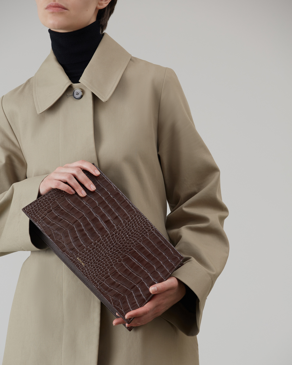 Сумка Ponte с декоративной ручкой Dark Chocolate