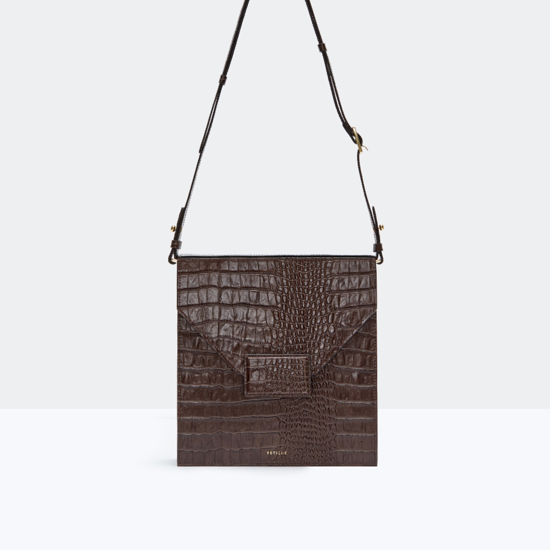 Сумка-планшет с плечевым ремнем Dark Chocolate