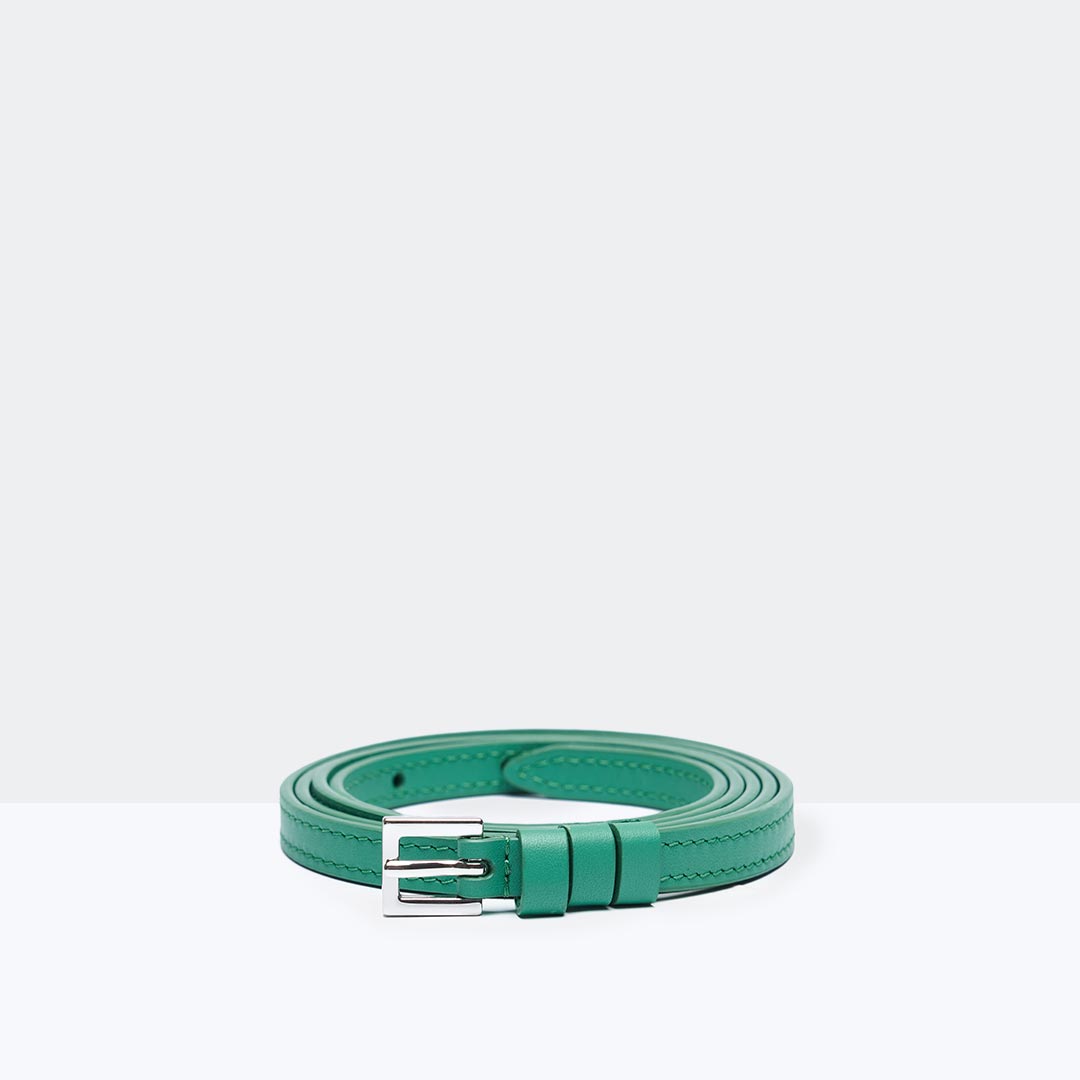 Waist belt 10 mm Emerald