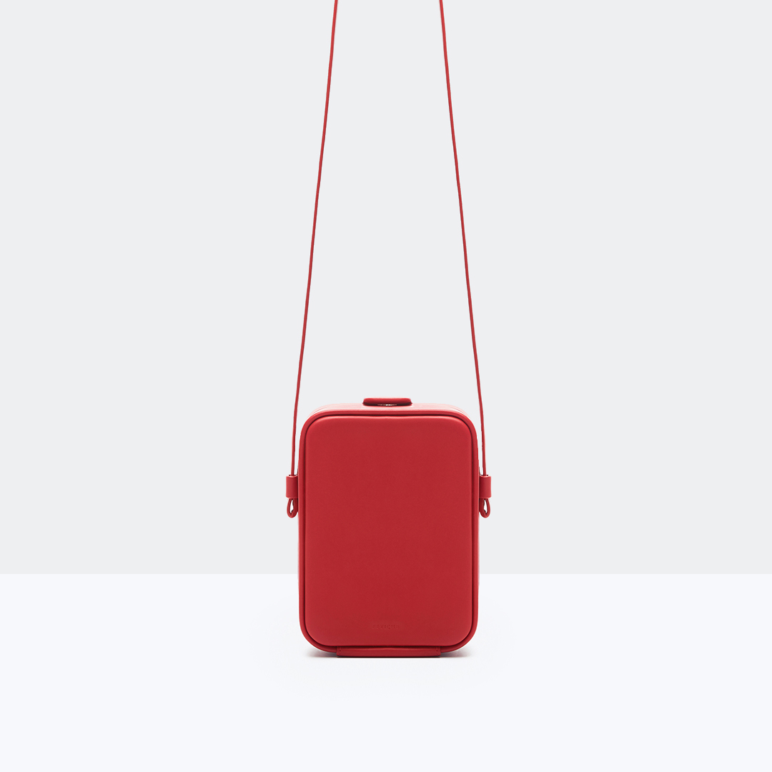 Cube bag mobile Ruby Red